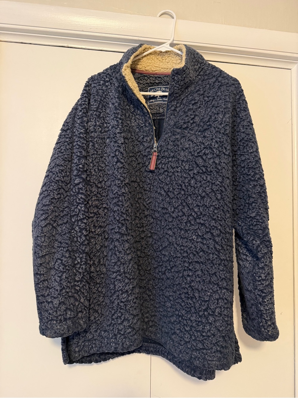 Quarter zip fleece pullover